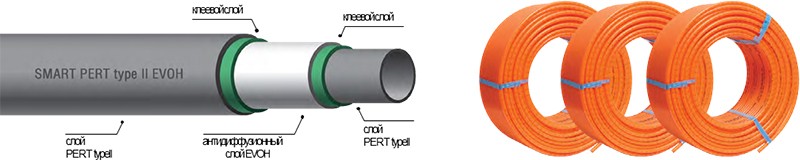 Труба Smart PERT type II EVOH