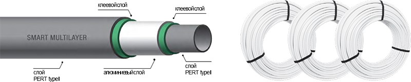 Труба Smart Multilayer PERT-AL-PERT